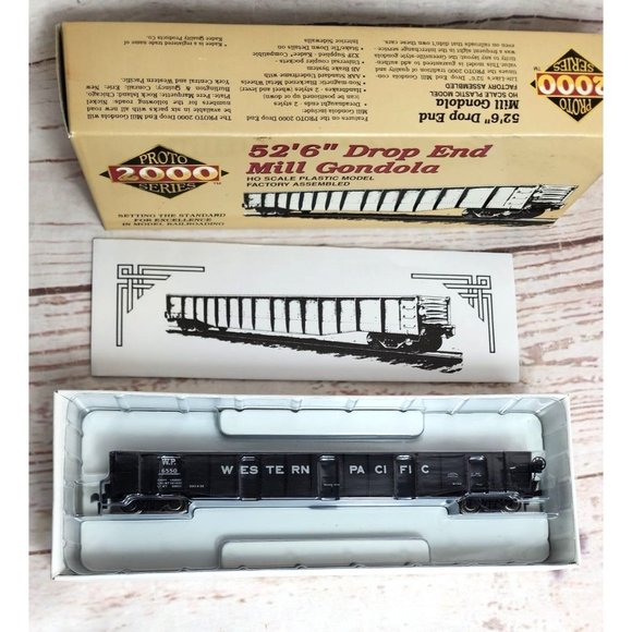 Proto 2000 Series 52' 6" Drop End Mill Gondola -HO Scale Factory Assembled Train - Picture 3 of 14